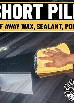 Chemical Guys Professional Grade Premium Microfiber Towels for Cars, Gold, 16 inch x 16 inch, Ultra-Soft and Scratch-Free Car Detailing Cloths for Trucks, Motorcycles, and More - 3 Pack