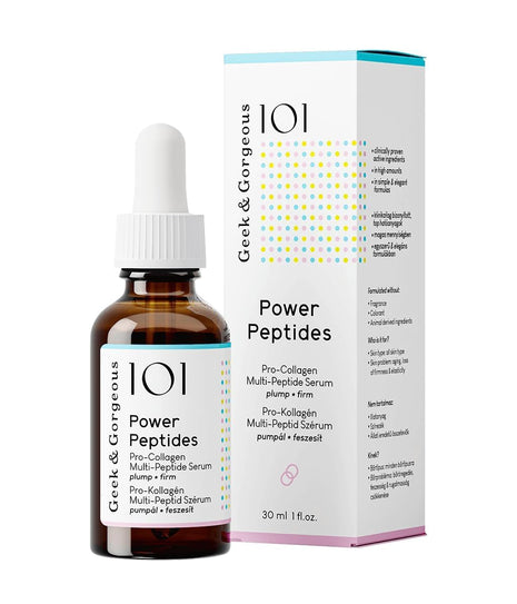 Geek & Gorgeous Power Peptides Milky Serum, Multi-Peptide, 1 oz