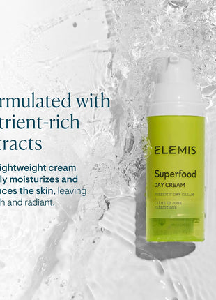 ELEMIS Superfood Day Cream, Lightweight Prebiotic Daily Moisturizer, 50ml