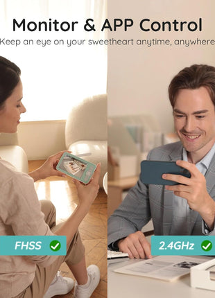 BOIFUN 2026 Upgraded 2K WiFi Baby Monitor with Camera and Audio, Smart Night Light, APP & 5inch Split-Screen Control, Motion/Cries/Sound/Custom Alarm Zone Detect, Auto Tracking, Humidity Temp Detect