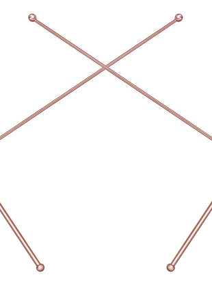 99.9% Copper Dowsing Rods - 2PCS Divining Rods - for Ghost Hunting Tools, Divining Water, Treasure, Buried Items Etc