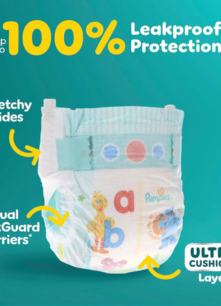 Pampers Diapers - Baby Dry - Size 1, 120 Count, Absorbent Disposable Infant Diaper (Packaging May Vary)