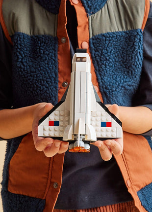 LEGO Creator 3 in 1 Space Shuttle Toys - Space Toys Building Set for Boys & Girls, Ages 6+ - Option to Build 2 Spaceships or Astronaut - Educational Gift for Kids Birthday & Holidays - 31134