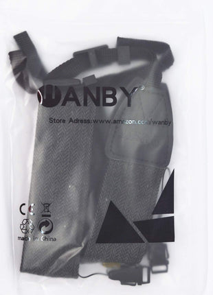 WANBY Camera Strap Black Canvas Neck Shoulder Strap with Quick Release Buckles for DSLR SLR