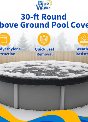 Dirt Defender 8-Year 30-Feet Round Above-Ground Winter Pool Cover