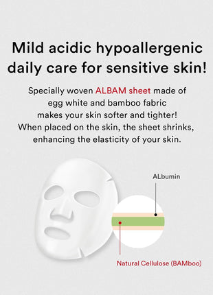 Abib Mild acidic pH sheet mask Heartleaf Fit 30ml (10pcs)