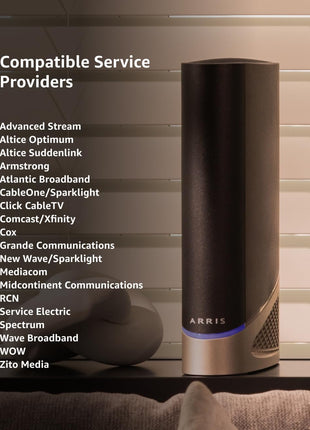ARRIS Surfboard G54 DOCSIS 3.1 Multi-Gig Modem & Wi-Fi 7 Router | BE18000