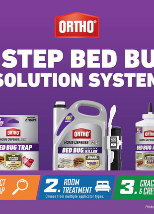 Ortho Home Defense Max Bed Bug, Flea & Tick Killer with Comfort Wand – Also Kills Bed Bug Eggs, Ready-to-Use, Indoor Pest Control Spray, 1 gal.