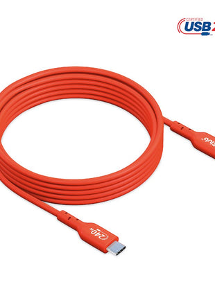 Club 3D CAC-1573 USB2 Type C to Type C Certified Bi-Directional Cable with 240W Charging, 480Mb Data Transmission EPR 2m - 6.56ft