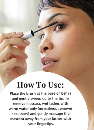 DHC Perfect Pro Double Protection Mascara, Tubing Mascara, Water Resistant | Lengthening, Long-Wearing, Smudge-Resistant, Black