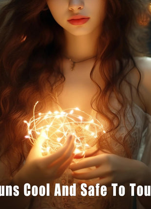6 Pack Fairy Lights Battery Operated with Timer 2PCS Remote - 6.5ft 20LED Warm White Twinkle Lights Waterproof Silver Wire Fireflies Lights DIY Mason Jar Wedding Party Christmas Centerpiece Table Deco