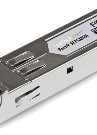 StarTech.com MSA Uncoded Compatible SFP Module - 1000BASE-SX - 1GbE Multi Mode Fiber (MMF) Optic Transceiver - 1GE Gigabit Ethernet SFP - LC 550m - 850nm - DDM, TAA (SFPSXMM)