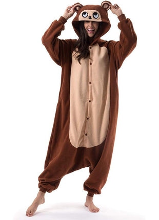 Beauty Shine Unisex Adult Onesie One Piece Pajamas Cosplay Cartoon Costume Halloween Christmas Sleepwear Jumpsuit Plush Homewear(Aliens, Small)
