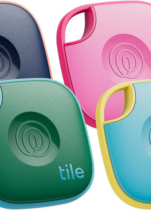 Life360 Tile - Bluetooth Tracker, Keys Finder and Item Locator for Keys, Bags and More. Phone Finder. Both iOS and Android Compatible. 4-Pack
