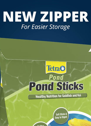 TetraPond Pond Sticks, Pond Fish Food, for Goldfish and Koi, 1.72 Pounds