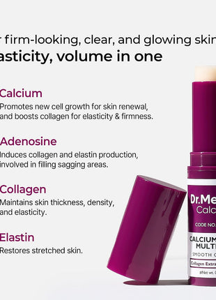 Dr.Melaxin Collagen Multi Balm Stick, Calcium & Adenosine Korean Wrinkle Stick for Eye, Neck & Face, Firming Collagen Stick, Under Eye Balm for Dark Circles & Depuffing, Korean Skin Care, 0.31 oz