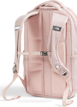 THE NORTH FACE Women's Jester Everyday Laptop Backpack | Commuter Travel Bag with Laptop Sleeve, Water-Repellent Finish, Spacious Compartment, Pink Moss, One Size