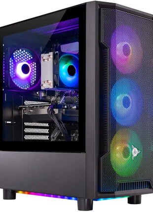 Skytech Shadow Gaming PC Desktop, Intel i5 14400F 2.5 GHz (4.7GHz Turbo Boost), AMD RX 9070 16GB GDDR6, 1TB NVMe SSD, 16GB DDR5 RAM 6000, 650W Gold PSU, Wi-Fi, Win 11
