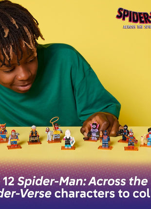 LEGO Minifigures Spider-Man: Across The Spider-Verse 6 Pack - Spider-Man Toys for Boys & Girls, Ages 5+ - Pretend Play Action Figures for Kids - Gift for Birthdays - 66797