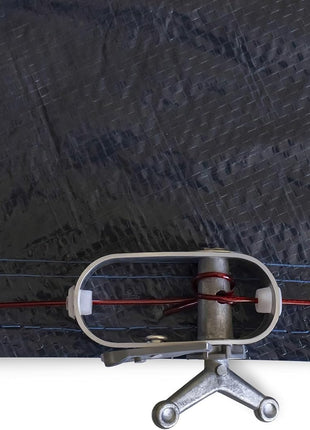 24' ft. Round Pool Winter Cover for Above Ground Pools - 8-Year Warranty, Cold and UV Resistant, Weatherproof and Durable, Winch & Cable Included