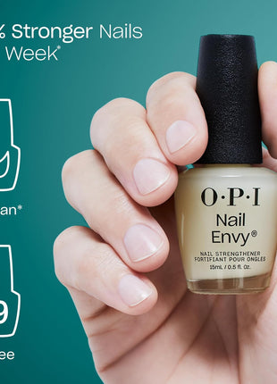 OPI Nail Envy Nail Strengthener Clear | Strengthening Nail Polish Treatment | For Weak & Thin Nails