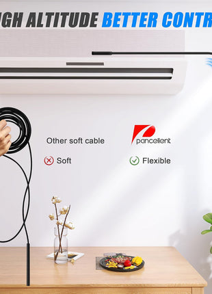 1920P Snake Inspection Borescope, Pancellent Type C Endoscope, Scope Camera with 8 LED Lights for Android and iOS Smartphone, iPhone, iPad, Samsung (16.5 FT/5M)