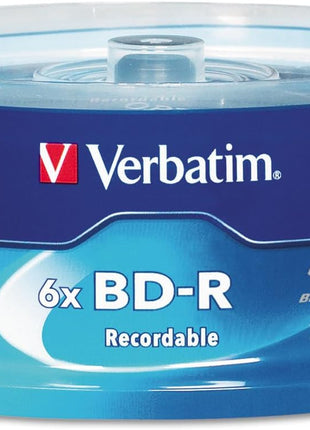 Verbatim BD-R 25GB 16X Disc Spindle, Box of 10