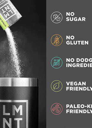 LMNT Zero Sugar Electrolytes - Sample Pack | Drink Mix | 8-Count