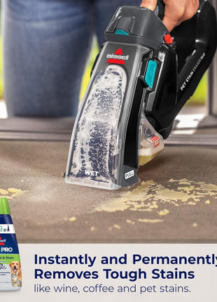 Bissell PET PRO OXY Spot & Stain Formula for Portable Carpet Cleaners, 32 oz., 2034 | PET PRO OXY targets pet stains & odors; 32 oz for portable carpet cleaners; professional formula