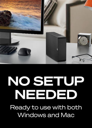 Seagate Expansion 20TB External Hard Drive HDD - USB 3.0, with Rescue Data Recovery Services (STKP20000400)