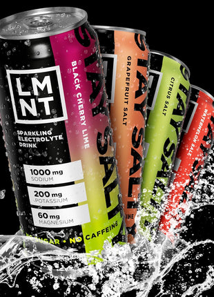 LMNT Sparkling Electrolyte Drink - Variety Pack | 12-Count
