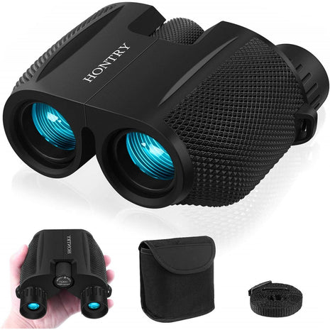 10x25 Compact Binoculars for Adults and Kids | Bird Watching, Travel, Cruise Ship, Sport Games, Theater, Concerts, Road Trip