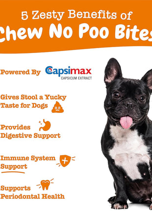 Zesty Paws Chew No Poo Bites - Hen - 90 Count *DO NOT Buy, Discontinued Listing*