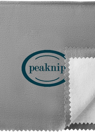 Peaknip Extra-Large Polishing Cleaning Cloth Pure Cotton Made in USA for Gold, Silver, and Platinum Jewelry, Eco Friendly Large Cleaner Cloth 11 x 14 in. Keeps Jewelry Clean and Shiny
