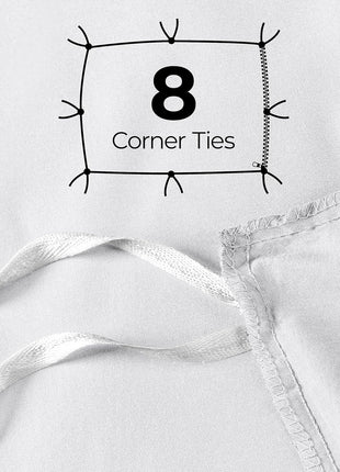 Duvet Cover Queen, 3 Piece Cotton Like Polyester With Zipper Closure, White | Extra Soft and Breathable, Wrinkle & Fade Resistant, Includes Duvet Cover and 2 Pillow Shams, Comforter Not Included, OekoTex