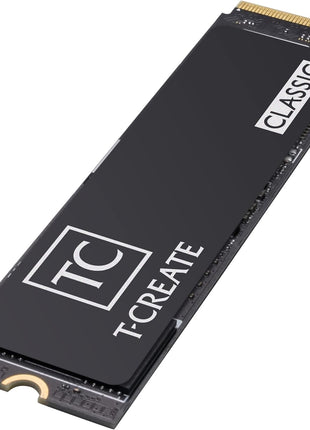 TEAMGROUP T-CREATE Classic 1TB Read/Write up to 7,200/6,200MBs 600TBW for Creators NVMe M.2 PCIe Gen4x4 3D NAND TLC SSD w/SLC Cache TM8FPM001T0C329