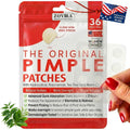 Pimple Patches for Face (36 Count) â€” Overnight Hydrocolloid Acne Patch, Niacinamide + Salicylic Acid + Tea Tree, Thicker Adhesion, Reduces Redness, Korean Skin Care, For Sensitive Skin - Pack of 1