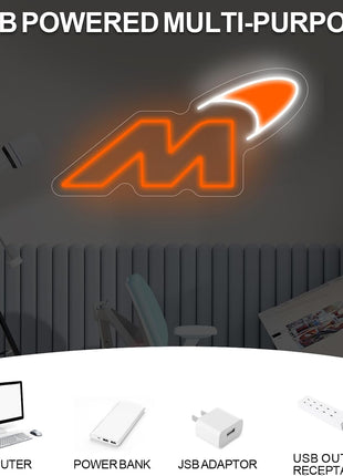 Racing Logo Neon Sign MotorSport LED Light Racing Sports Decor