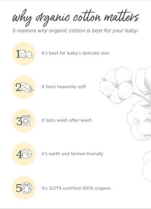 Burt's Bees Baby Organic Cotton Fitted Crib Sheet, Unisex Baby Beddings | A nursery essential crib sheet with 360o elastic that prevents sheets from creeping up on the mattress