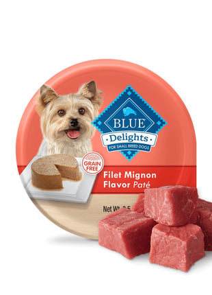 BLUE Divine Delights Filet Mignon Flavor in Savory Juices, 3.5 Ounce (Pack of 1)