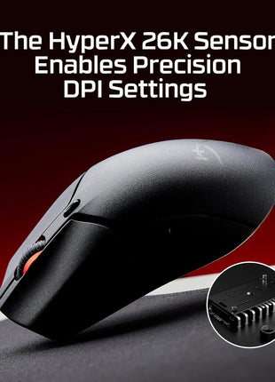 HyperX Pulsefire Haste 2 Mini – Wireless Gaming Mouse for PC Compact Lightweight Bluetooth 2.4GHz Black