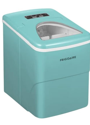 Frigidaire EFIC108-Blue Compact Ice Maker, Counter-top Portable, 26 lb per Day, Blue