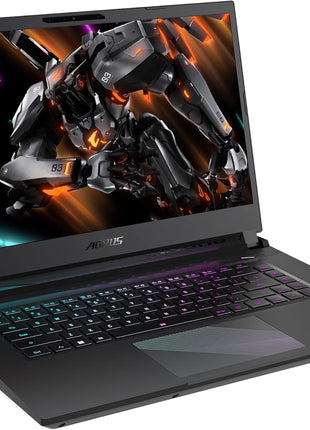 GIGABYTE AORUS 15: 15.6 inch 16:9 Thin Bezel FHD 1920x1080 360Hz, NVIDIA GeForce RTX 4050 Laptop GPU 6GB GDDR6, Intel Core i5-12500H, 8GB DDR5 RAM, 512GB SSD, Win11 Home (AORUS 15 9MF-E2US583SH)