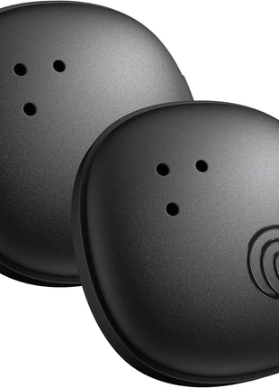 Life360 Tile Sticker - Small Bluetooth Tracker, Remote Finder and Item Locator for Bikes, Glasses and More. Both iOS and Android Compatible. Phone Finder. 2-Pack (Black)