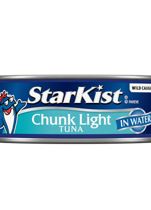 StarKist Chunk Light Tuna in Water, 5 oz (8 Pack) Canned Tuna Fish, Wild Caught, Gluten Free, Ready to Eat, Perfect for Salads, Keto Meals and Snacks, with 20g Protein & 90 Calories Per Serving
