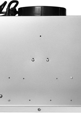 30 in. Lumin Collection 380 CFM Ducted Insert Range Hood, LED, Stainless | Cosmo COS-30IRHP Push Button Controls, 3 Fan Speeds, Permanent Dishwasher-Safe Baffle Filters, Backdraft Damper