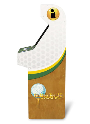 ARCADE1UP Golden Tee 3D Deluxe Arcade Machine, Built for Your Home, Over 5-Foot-Tall Cabinet with 8 Classic Games