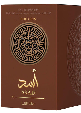 Lattafa Asad Bourbon for Unisex Eau de Parfum Spray, 3.4 Ounce / 100 ml