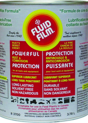 Fluid Film 1 Gallon Can Rust Inhibitor Rust Prevention Anti Corrosion Anti Rust Coating Undercoating Underbody Rust Proofing Corrosion Protection for Truck Snow Blower Mower Car Semi Tractor Bus