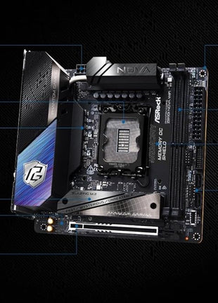 ASRock Intel Core Ultra Z890 LGA1851 RL-ILM Mini ITX Motherboard Phantom Gaming Z890i Nova WiFi 7 DDR5 9466 MHz 128 GB